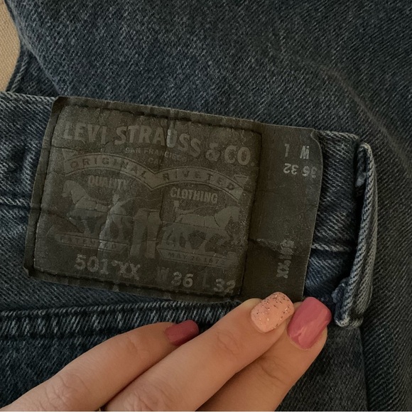 Levi Strauss & Co Original Riveted 501XX Men’s W 36 L 32 Buttonfly 501 XX Jeans - Picture 6 of 6